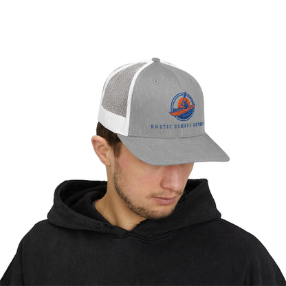 Nautical Adventure Snapback Trucker Cap – Perfect for Kayakers and Outdoor Enthusiasts