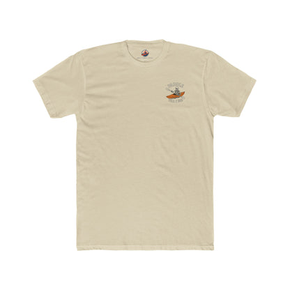 Paddle Till I Die Skeleton Kayak Tee – Unisex Cotton T-Shirt